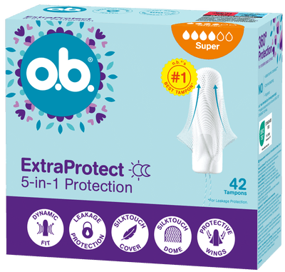 o.b. Tampóny Extra Protect Super 42.0 ks