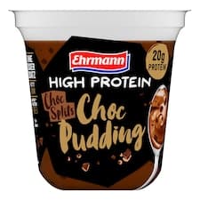 Ehrmann High Protein Pudding Choc Chocsplits 230g