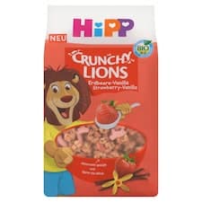 HiPP Bio Lion křupavé müsli jahoda-vanilka 300g