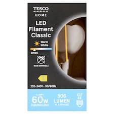 Home LED žárovka 5,9W E27 teplé bílé světlo 1 ks