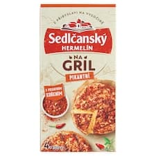 Sedlčanský Hermelín na gril pikantní s pikantním kořením 407g