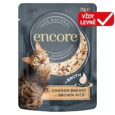 Encore Cat kapsička kuře s hnědou rýží 70g