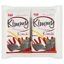 Yangban Snack z řasy nori s příchutí kimchi pražený 8 x 2,7g (21,6g)