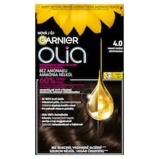 Garnier Olia permanentní barva na vlasy 4.0 tmavě hnědá