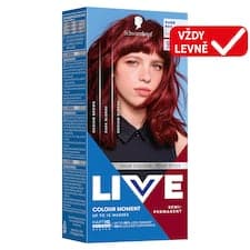 Schwarzkopf Live Colour Moment Semi-Permanent barva na vlasy 026 temná červená