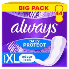 Always Dailies Long Plus Extra Protect Intimky 44 ks