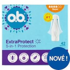 O.B. ExtraProtect Super tampony 42 ks