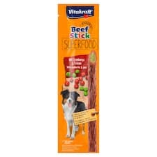 Vitakraft Beef Stick Superfood brusinka a hrášek 1 ks 25g