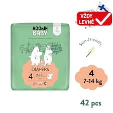 Moomin Baby Pleny 4 7-14 kg 42 ks