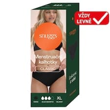 Snuggs Classic menstruační kalhotky černá XL