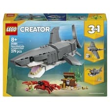 LEGO Creator 3 v 1 31381 Divoký žralok a truhla s pokladem