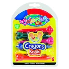 Colorino Kids Pastelky se zvířátky 6 ks
