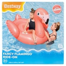 Bestway Fancy Flamingo plovací hračka 1,38 m x 1,07 m