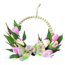 Mobil Digital Happy Easter tulipánový věnec 35 cm