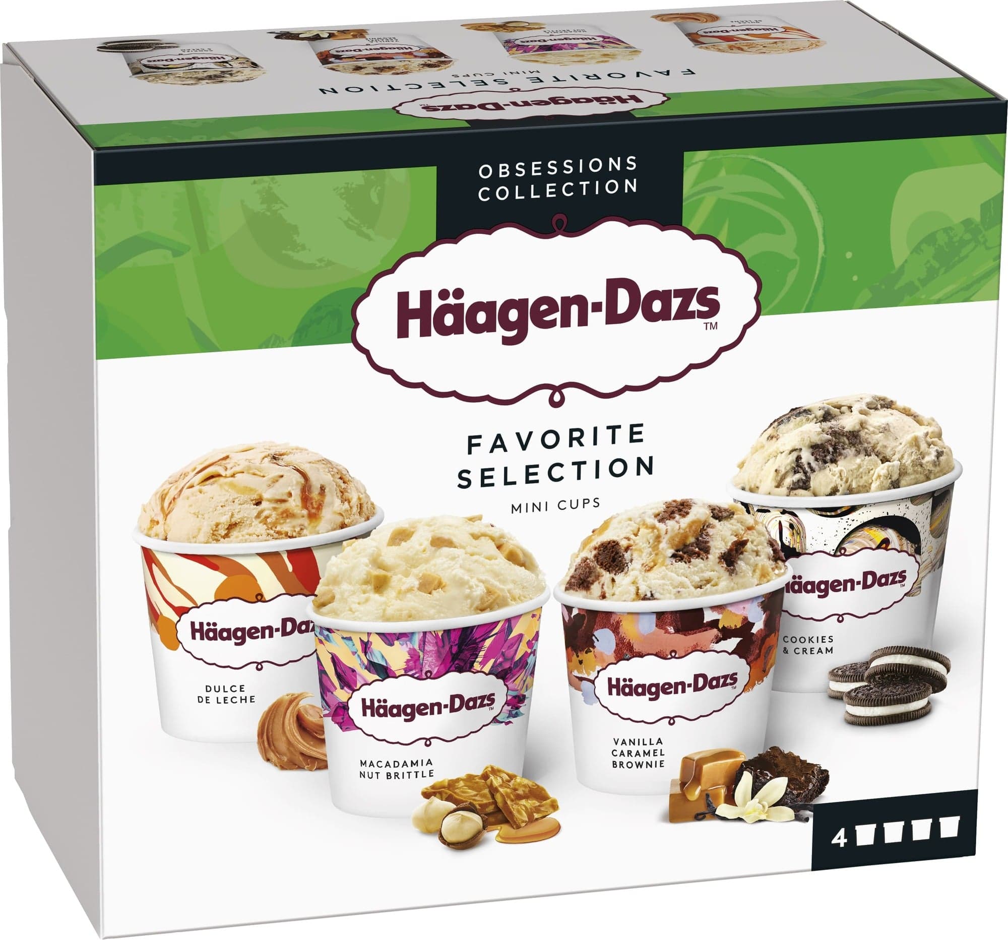 Häagen-Dazs Favorite Selection multipack (4×95 ml) 380 ml