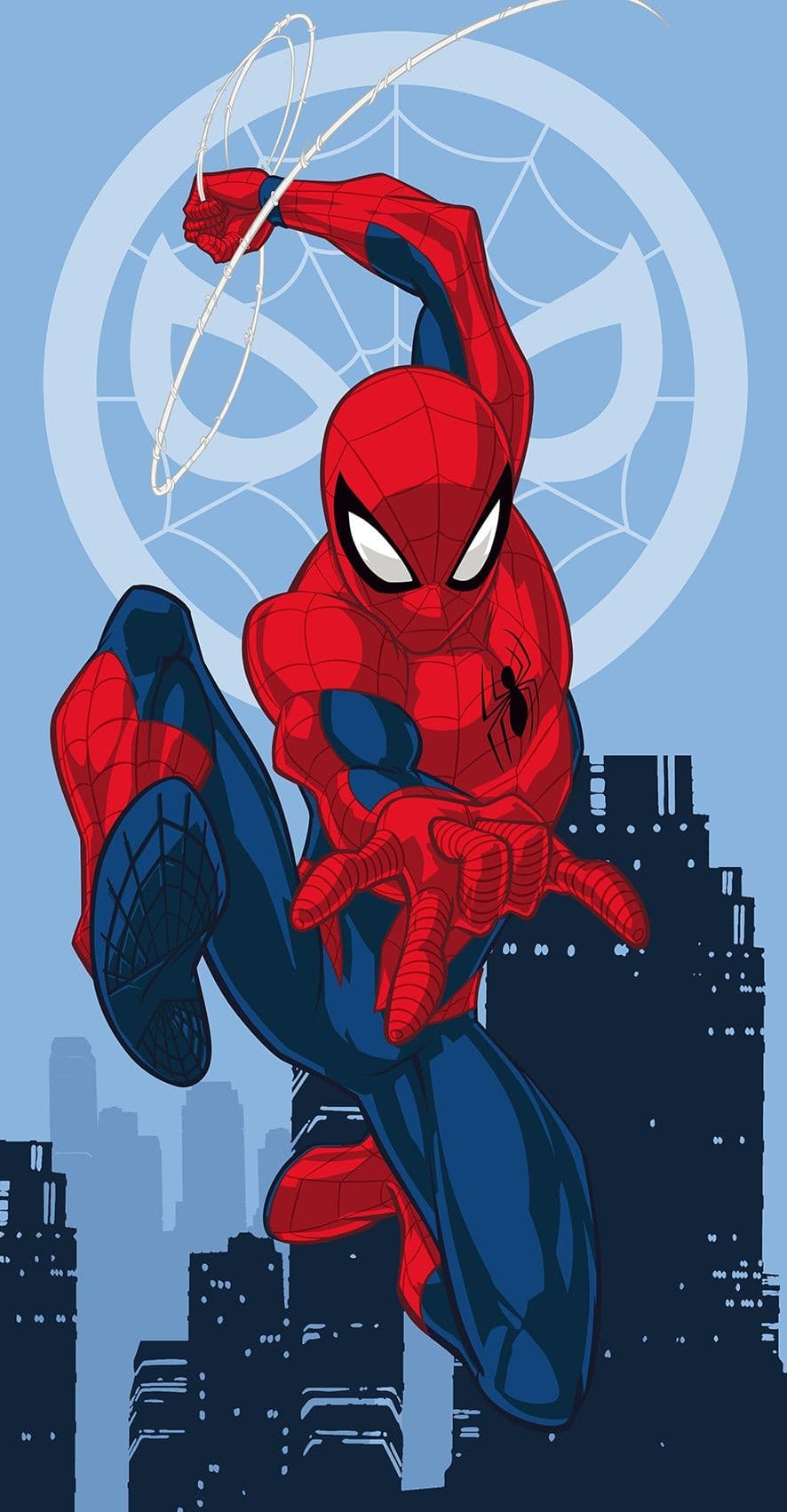 Osuška dětská Spider -man 70x140cm, JL25