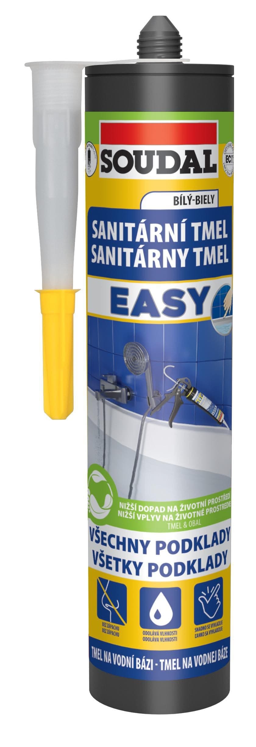 Soudal Easy sanitární tmel bílý 280ml