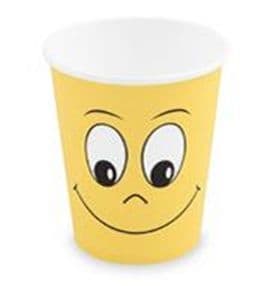 Papírový kelímek Smiley, 10 ks, 0,28l