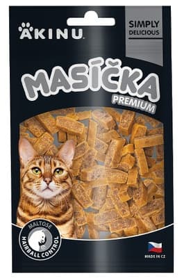 Akinu Masíčka Premium Hairball Control pamlsek pro kočky