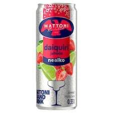 Mattoni Daiquiri jahoda nealko jemně perlivá 0,33l