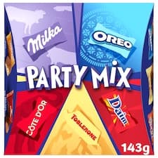 Milka bonboniéra Party Mix, mix pralinek 143g