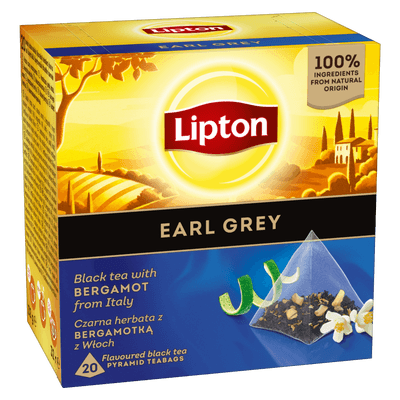 Lipton Earl Grey Pyramid 20 sáčků x1,6g