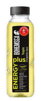 Bohemsca Energy Plus energetický nápoj Tropic