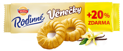 Sedita Rodinné Věnečky vanilkové  + 20%