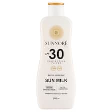 Sunnoré Opalovací voděodolné mléko s ochranným faktorem UVA a UVB SPF 30 200ml