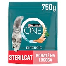 Purina ONE Bifensis Sterilised granule pro kočky losos 750g
