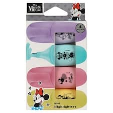 Disney Minnie Mouse Mini zvýrazňovače 4 ks
