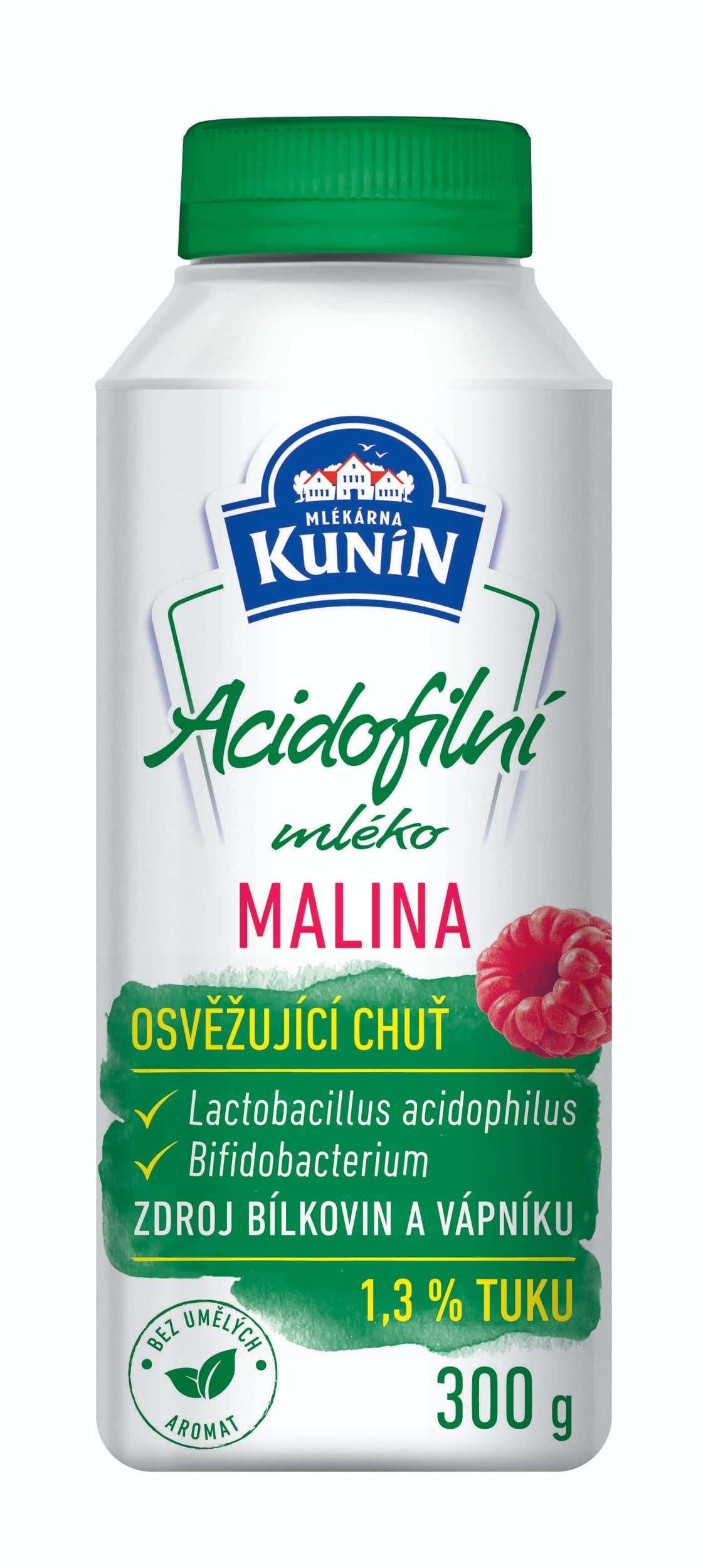 Kunín Acidofilní mléko malina 300 g
