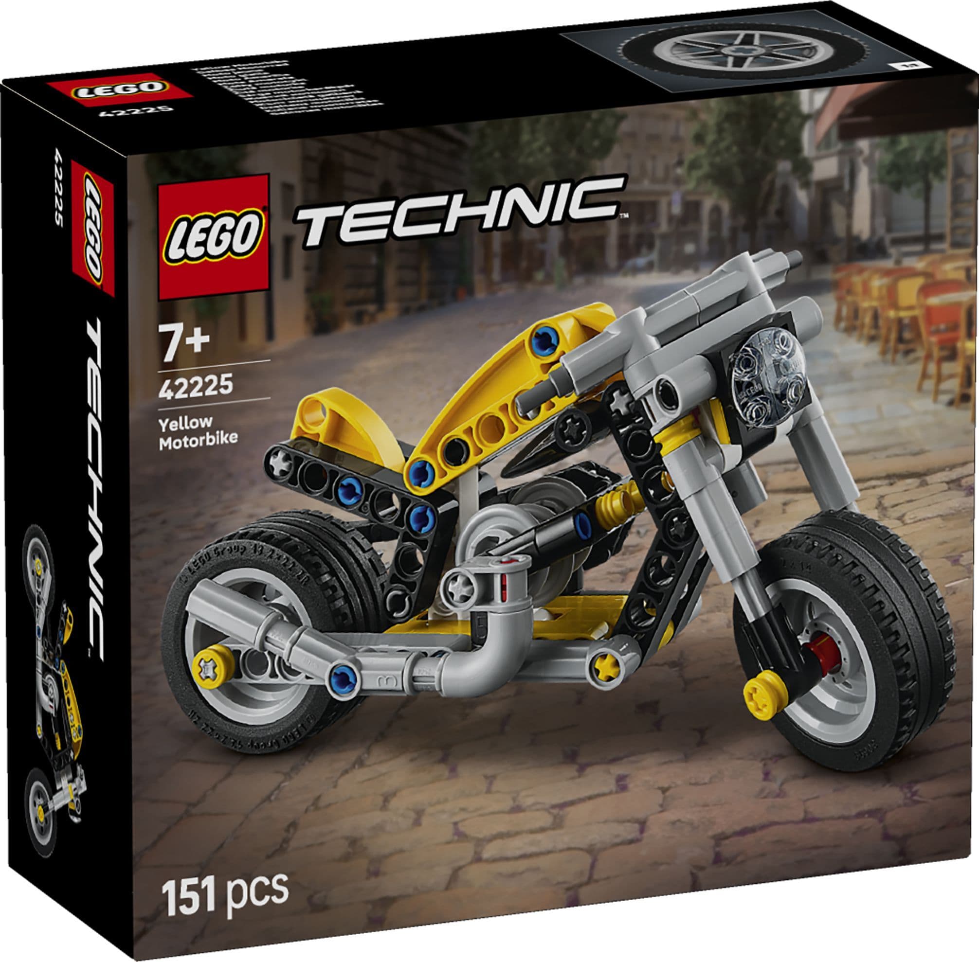 LEGO® Technic 42225 Žlutá motorka