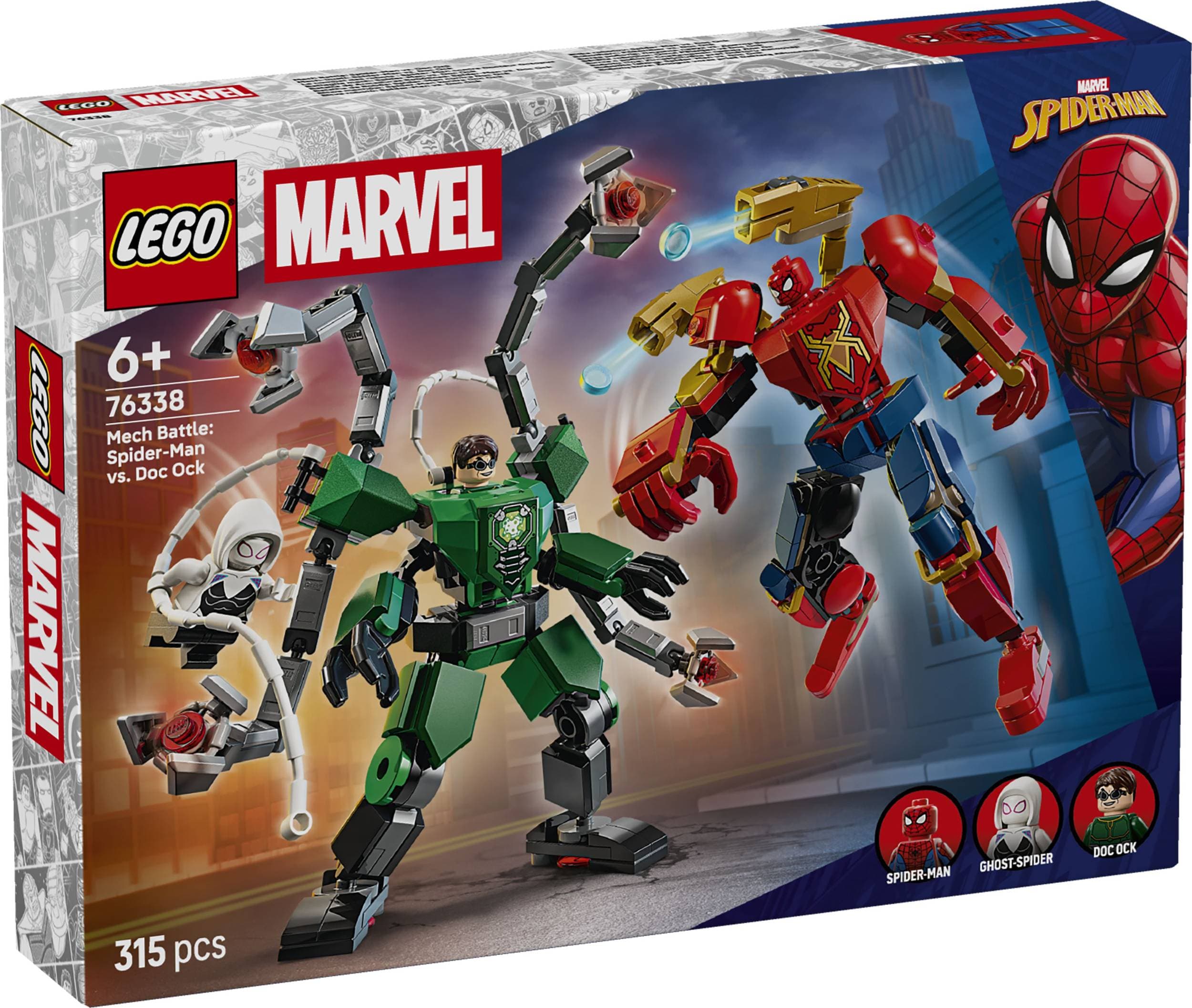 LEGO® Marvel 76338 Bitva robotů: Spider-Man vs. Doc Ock