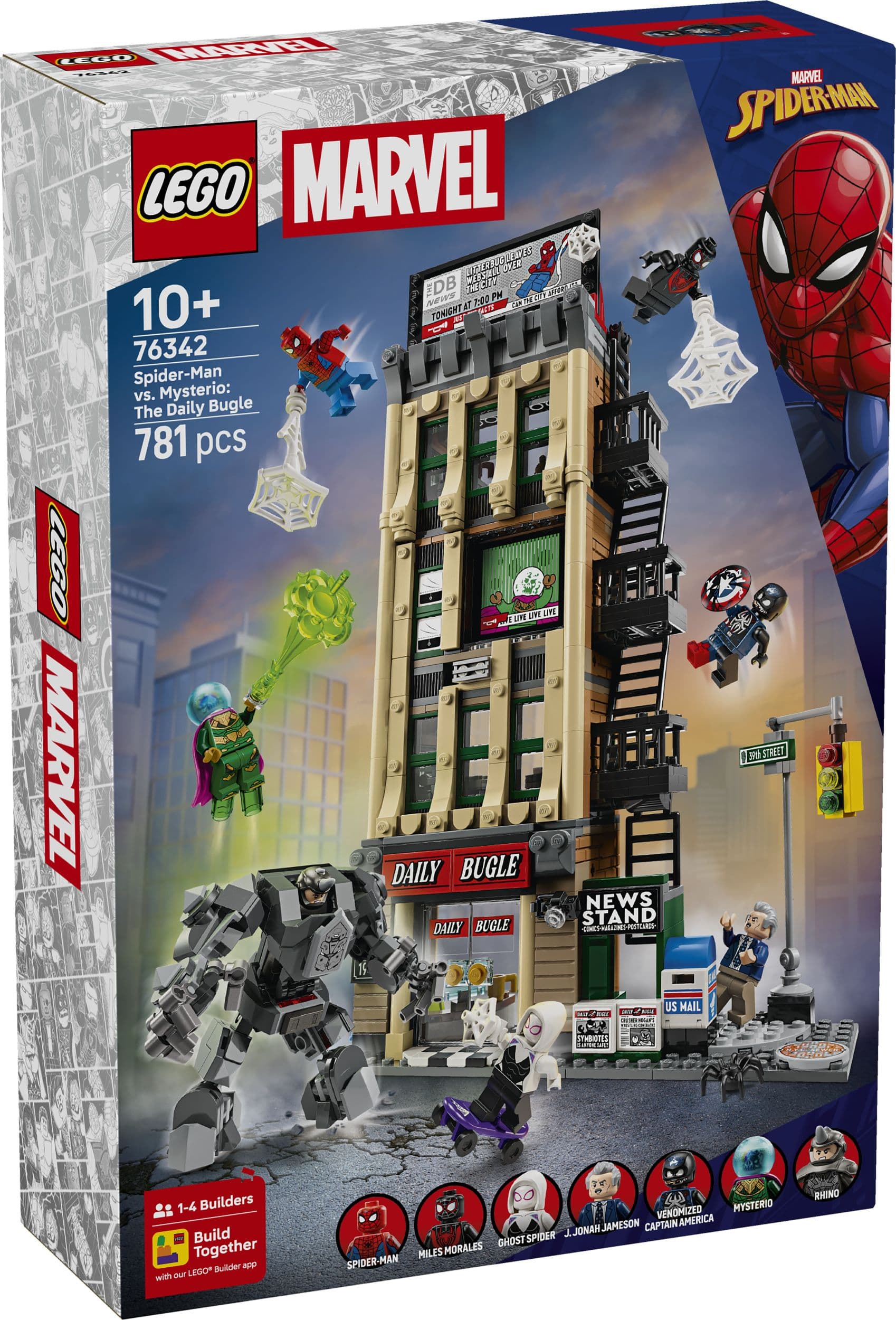 LEGO® Marvel 76342 Spider-Man vs. Mysterio: Daily Bugle