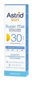 Astrid SUN Pleťový krém na opalování Super Mat SPF 30 50.0 ml