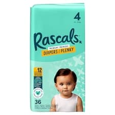 Rascals Prémiové plenky 4 10 - 15 kg 36 ks