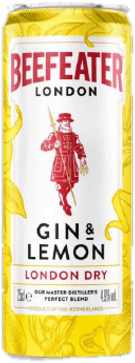 Beefeater Gin & Lemon 4,9% obj. plech