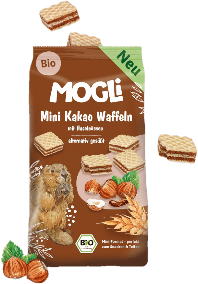 Mogli BIO Kakaové mini vafličky