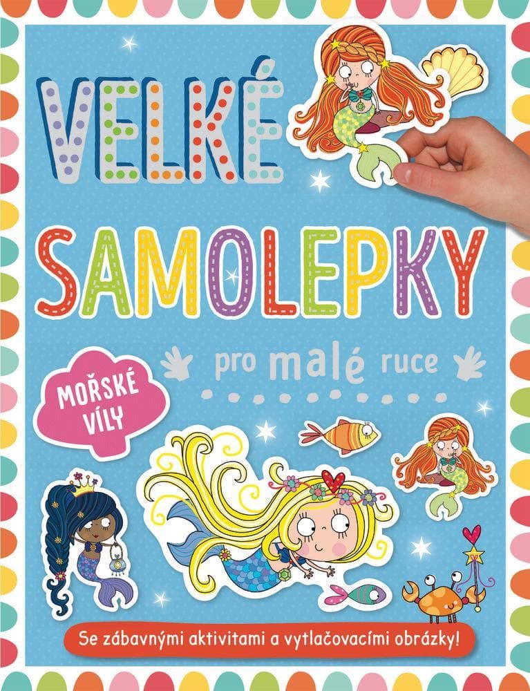 Svojtka Velké samolepky pro malé ruce Mořské víly