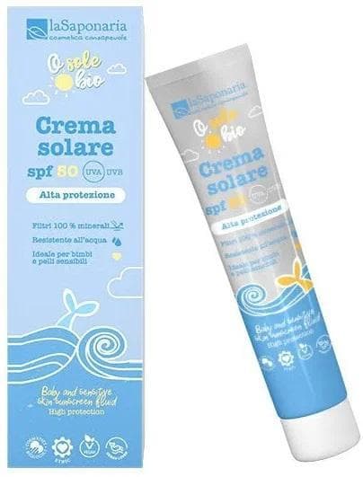 laSaponaria BIO Opalovací krém pro citlivou a dětskou pokožku SPF 50 40 ml