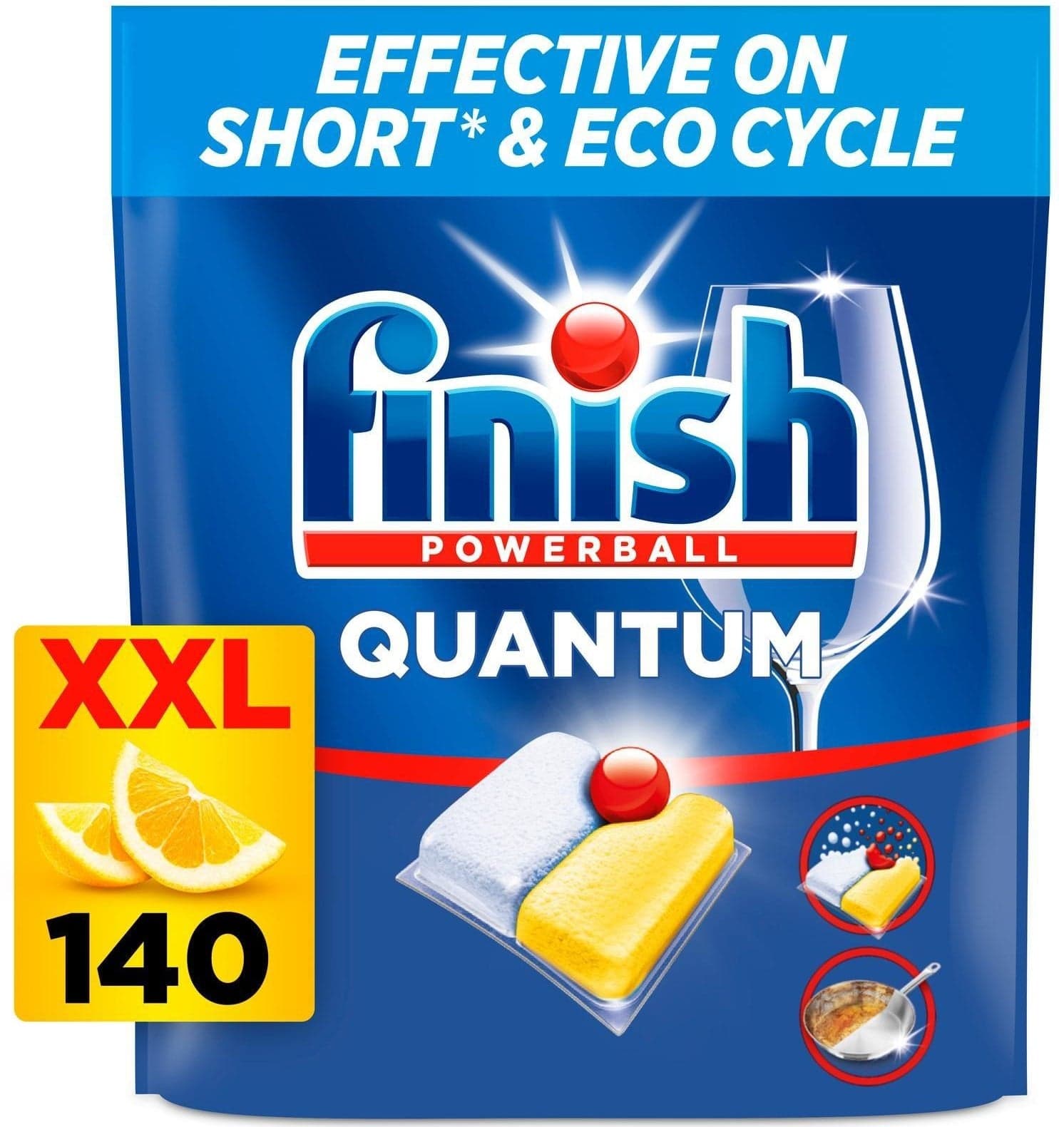 Finish Quantum Lemon kapsle do myčky nádobí