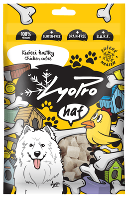 Lyopro Kuřecí kostky 55.0 g