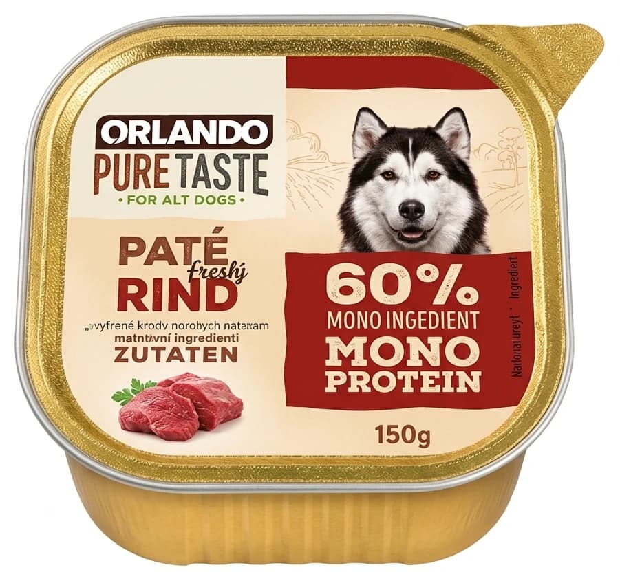 Orlando Pure Taste Paté pro psy 150g