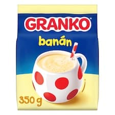 GRANKO Slazená rozpustná směs pro přípravu nápoje s příchutí banán 350g