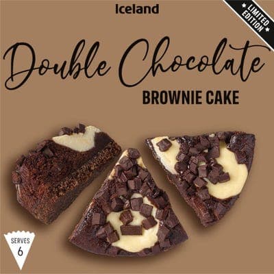 Iceland Čokoládový brownie dort s extra čokoládovými kousky
