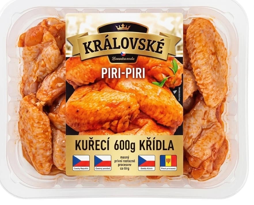 Královská kuřecí křídla PIRI-PIRI
