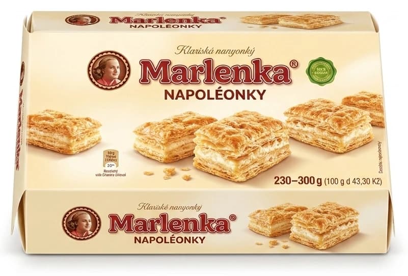 Marlenka éclairs/napoleonky