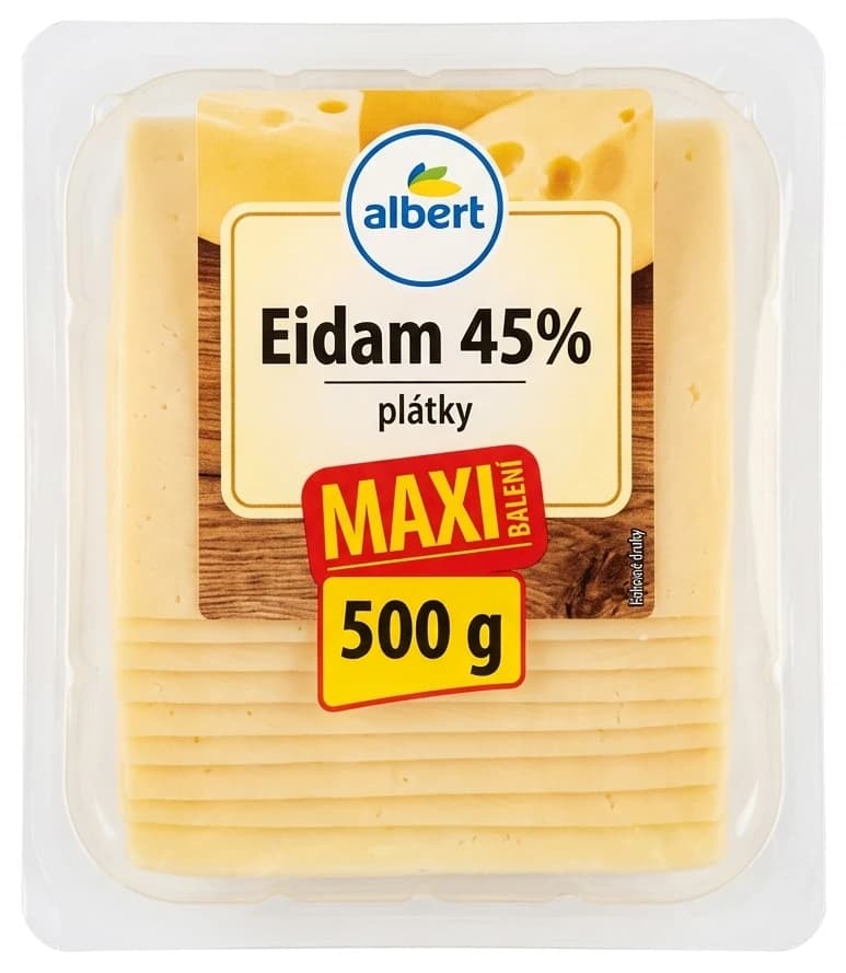 Eidam 45% – plátky