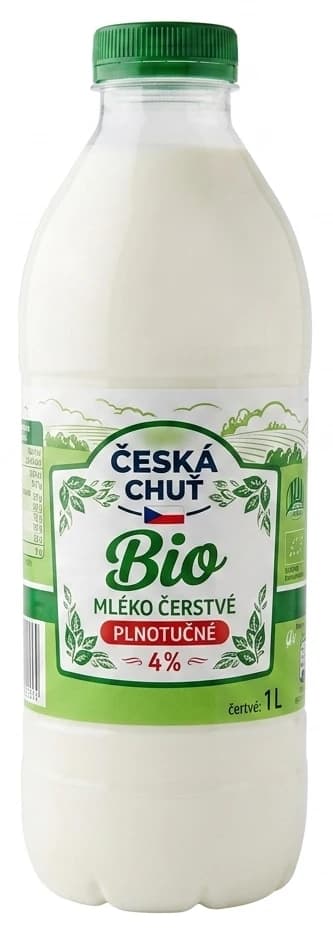 Česká chuť Bio Mléko čerstvé 4%